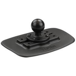 RAM® samolepící černá základna Bond-A-Base™ 7" x 5,375" s kulovým kloubem 1,5"