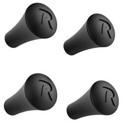 RAM® náhradní gumové koncovky pro držáky telefonů  X-Grip™, 4 ks, černé provedení