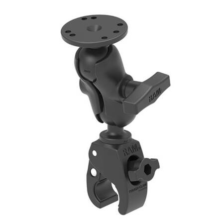 RAM® Tough-Claw™ Small Clamp Mount with Round Plate Adapter