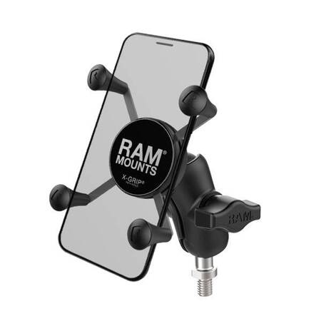 RAM® sestava - malý držák X-Grip® s krátkým ramenem a kulovým kloubem 1" se závitem 3/8"-16