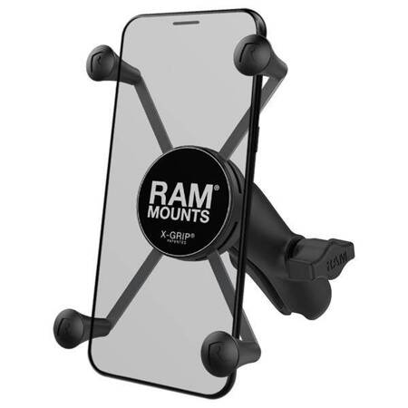 Velký držák na telefon RAM® X-Grip® s kompozitním ramenem s dvojitou paticí