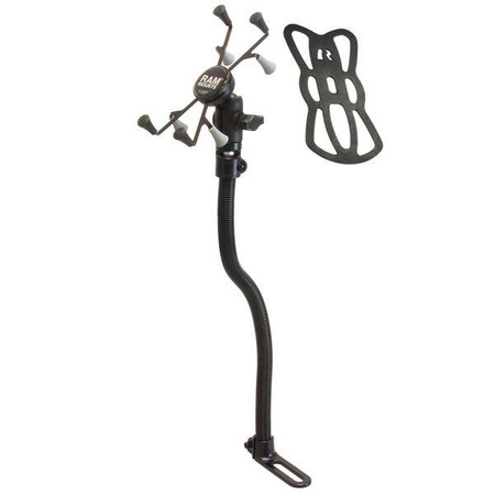 RAM® sestava - držák X-Grip® pro tablety 7" - 8" a základna do kolejnice sedadla s 18" tyčí