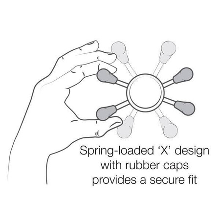 RAM® sestava - malý držák X-Grip® se středním ramenem a přísavkou 3,3"