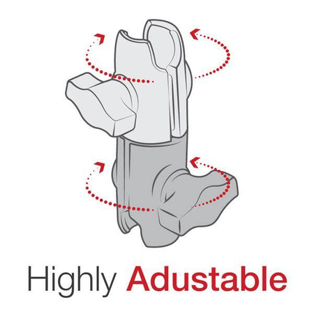 RAM® otočné rameno 3,69" pro kulový kloub 1"