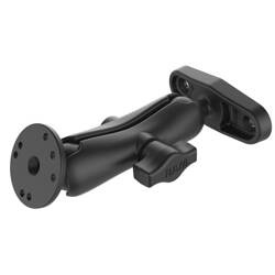 RAM® Double Ball Mount s kulatou deskou a 2 7/8" základnou se vzorem otvorů