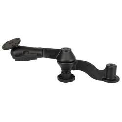 12" zakřivené dvojité výkyvné rameno RAM® s ramenem a kulatou deskou