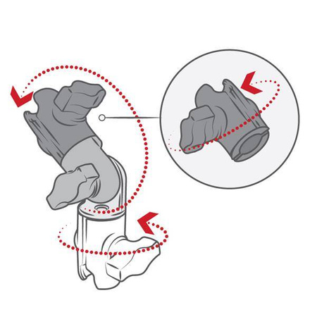 RAM® dvojité otočné rameno pro kulový kloub 1"