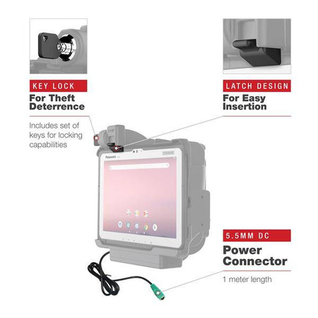 Uzamykatelný napájecí dok RAM® pro Panasonic FZ-A3