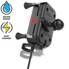 RAM® Tough-Charge™ 15W vodotěsný bezdrátový nabíjecí držák na motocykl