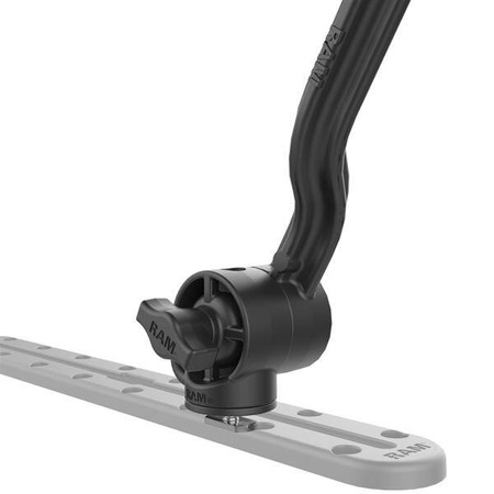 Držák prutu RAM® Tube Jr.™ s prodlužovacím ramenem a základnou kolejnice