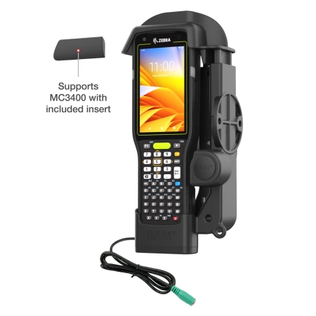 Napájený dok RAM® pro Zebra MC3300 a MC3400