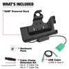 Dokovací stanice RAM® Power &amp; Dual USB Data Dock pro Tab Active4 Pro a Tab Active Pro