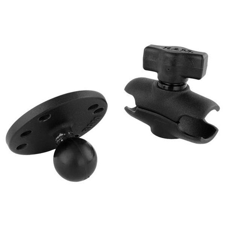 Rameno RAM® s dvojitou objímkou a kulatou deskou - velikost B krátká