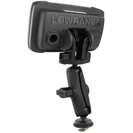 RAM® sestava - držák pro Lowrance Hook² & Reveal 5 Series se středním ramenem a základnou se šroubem