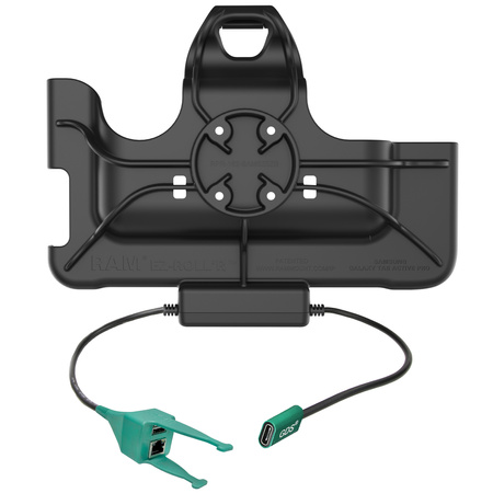 Napájecí dokovací stanice RAM® USB-C + USB-A a RJ45 Data pro Tab Active5 Pro a 4 Pro