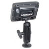 RAM® Composite Double Ball Mount pro Lowrance Elite-5, Mark-5 + další