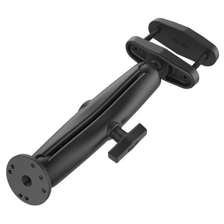 Držák RAM® na 3" čtvercový sloupek s kulatou deskou AMPS - dlouhé rameno