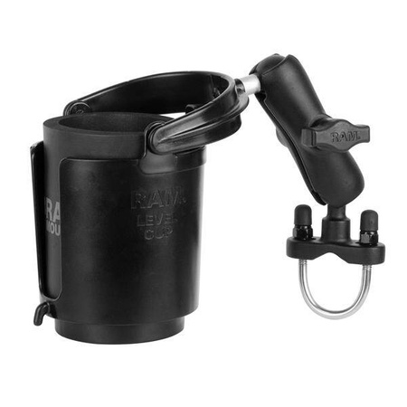Držák nápojů RAM® Level Cup 16oz s U-šroubem - 1" - 1,25" kolejnice