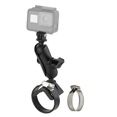 RAM® sestava - základna pro uchycení kamery GoPro® se středním ramenem a základnou se stah. objímkou