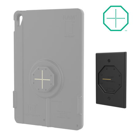 Nízkoprofilový nástěnný dok GDS® Uni-Conn™ s napájením a PoE