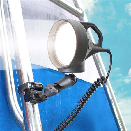 RAM® ATV/UTV držák na kolejnice s LED reflektorem