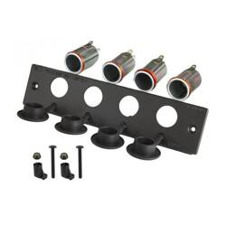 RAM® Tough-Box™ 2" čelní panel se čtyřmi 12V zásuvkami pro zapalovač