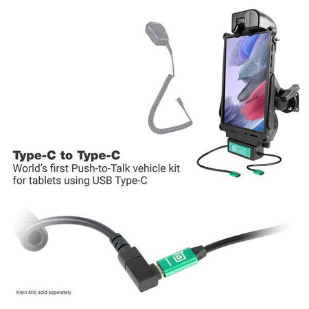 GDS® Tough-Dock™ Klein VALOR PTT Vehicle Bundle pro Tab A7 Lite 8.7