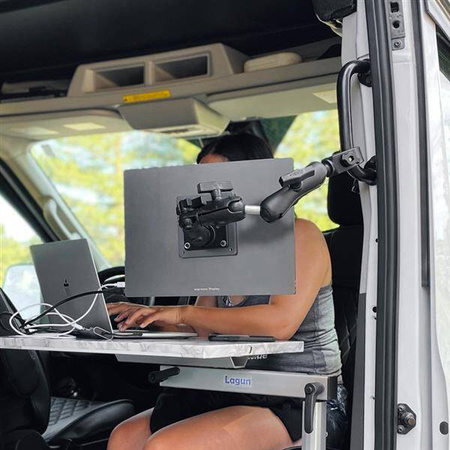 Rameno RAM® s dvojitou objímkou a ráčnou - velikost C