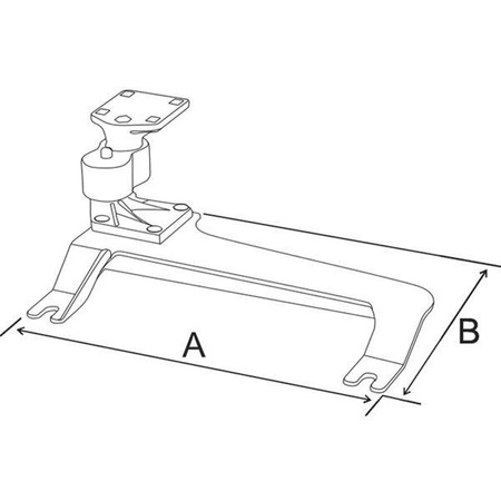 RAM® No-Drill™ Vehicle Base pro '07-13 Chevrolet Silverado + další