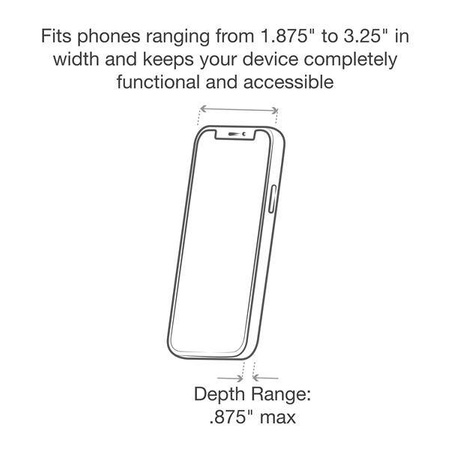 Držák telefonu RAM® X-Grip® s nízkoprofilovou přísavkou - krátký