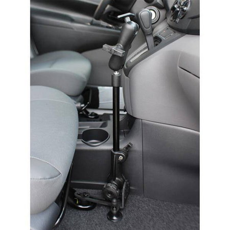 RAM® sestava - základna do kolejnice sedadla s 12" tyčí se středním ramenem a zákl.tvaru diamantu