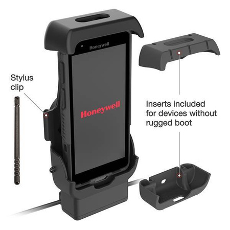 Uzamykatelný napájecí dok RAM® + USB-A pro Honeywell CT40/45/47 - vyhřívané kolíky