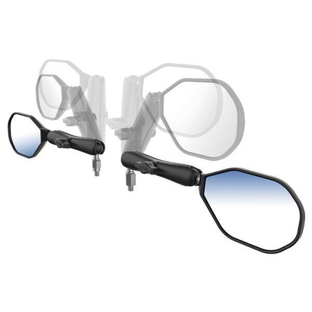 Sada RAM® Tough-Mirror™ se základnami M10-1,25 + reverzní adaptér - dlouhé rameno