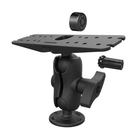 Elektronický držák RAM® Pin-Lock™ pro námořní plavidla s knoflíkem pro kardan - velikost D krátký