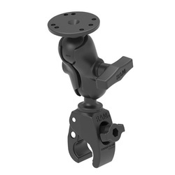 Držák RAM® Tough-Claw™ Small Clamp Mount s adaptérem na kulatou desku - krátký