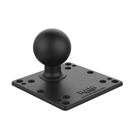 RAM® Ocelová vyztužená deska VESA 100x100 mm s kuličkou - velikost D