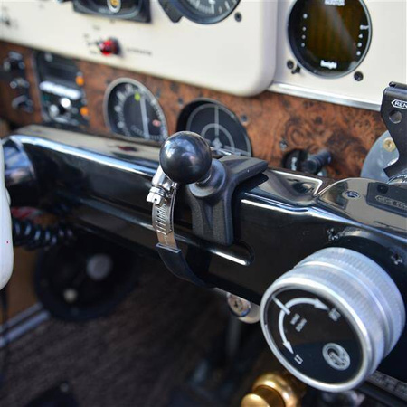 RAM® základna se stah. objímkou na průměry 2" až 3" a kulovým kloubem 1"