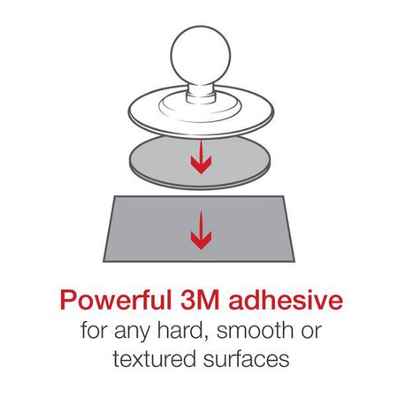 RAM® EZ-Roll'r™ s Flex Adhesive Mount pro Garmin Montana + další