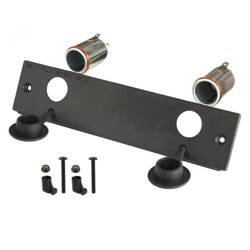 RAM® Tough-Box™ 2" čelní deska se dvěma 12V zásuvkami pro zapalovač