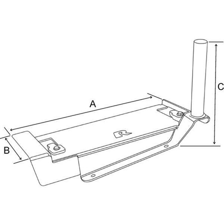 RAM® No-Drill™ Vehicle Base pro '11-13 Chevy Caprice