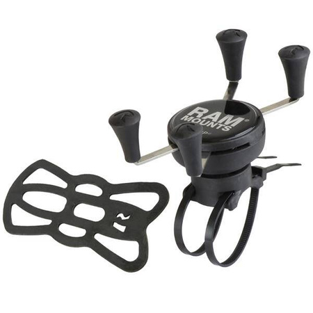 RAM® sestava - malý držák X-Grip® se stahovací základnou na řídítka na průměry 0,5" - 1,68"