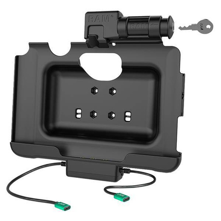 Dokovací stanice RAM® s uzamykatelným napájením USB-C + USB-C Data pro Tab Active4 Pro