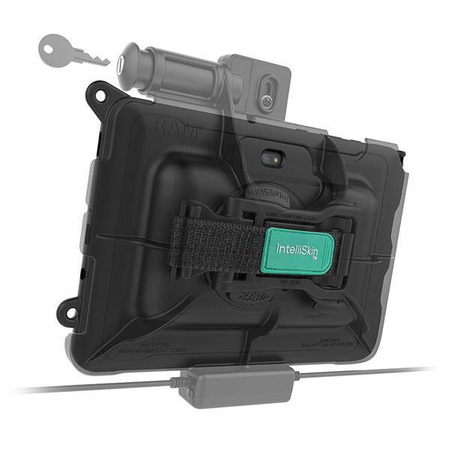 Dokovací stanice RAM® s uzamykatelným napájením USB-C + USB-C Data pro Tab Active4 Pro