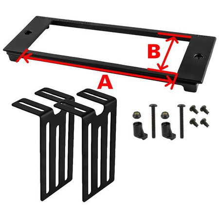 RAM® Tough-Box™ 3" vlastní čelní panel pro zařízení 5,7" x 1,85"