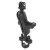 Dvojitý kulový držák RAM® U-Bolt s adaptérem pro akční kameru - střední