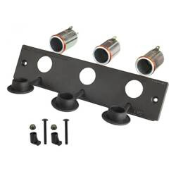 RAM® Tough-Box™ 2" čelní deska se třemi 12V zásuvkami pro zapalovač