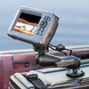 RAM® sestava - držák pro Lowrance Hook² & Reveal 5 Series se středním ramenem a kulatou zákl. 2,5"