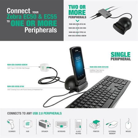 RAM® ochranný obal IntelliSkin® pro Zebra EC50 & EC55