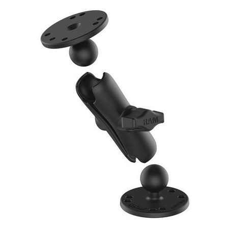 Univerzální dvojitý kulový držák RAM® se dvěma kulatými deskami - velikost B střední