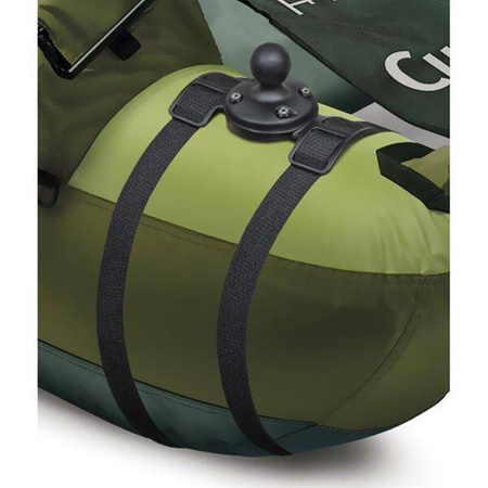 RAM® základna s popruhy na člun s kulovým kloubem 1"